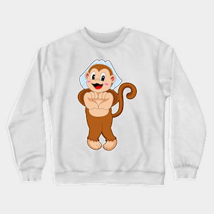 Monkey Bride Wedding Crewneck Sweatshirt